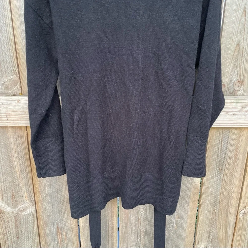 Anthropologie Ett twa Sweater black long New belt - Picture 3 of 5